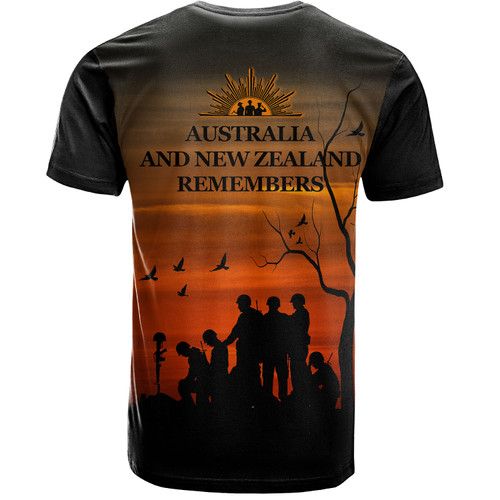 Australia T-Shirt - Anzac Day Australia And New Zealand Remembers Australia T-Shirt - Anzac Day Australia And New Zealand Remembers