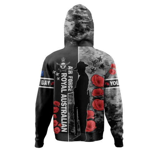 Australia Hoodie - Custom Royal Australian Air Force Anzac Day Camouflage Style Australia Hoodie - Custom Royal Australian Air Force Anzac Day Camouflage Style