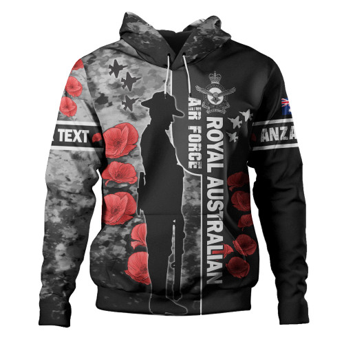 Australia Hoodie - Custom Royal Australian Air Force Anzac Day Camouflage Style Australia Hoodie - Custom Royal Australian Air Force Anzac Day Camouflage Style