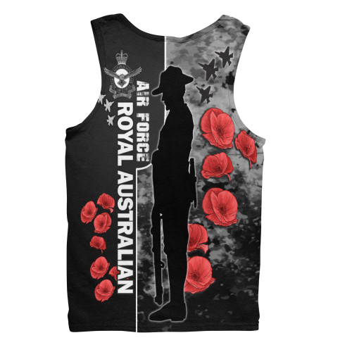 Australia Men Singlet - Royal Australian Air Force Anzac Day Camouflage Style Australia Men Singlet - Royal Australian Air Force Anzac Day Camouflage Style