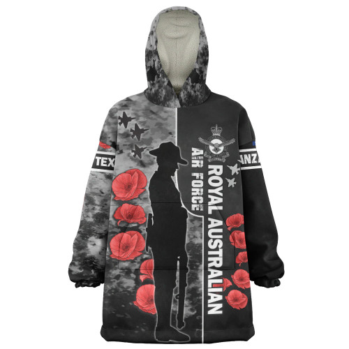 Australia Snug Hoodie - Custom Royal Australian Air Force Anzac Day Camouflage Style Australia Snug Hoodie - Custom Royal Australian Air Force Anzac Day Camouflage Style