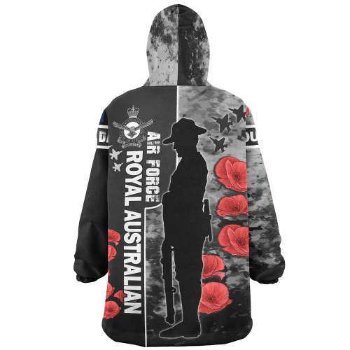 Australia Snug Hoodie - Custom Royal Australian Air Force Anzac Day Camouflage Style Australia Snug Hoodie - Custom Royal Australian Air Force Anzac Day Camouflage Style