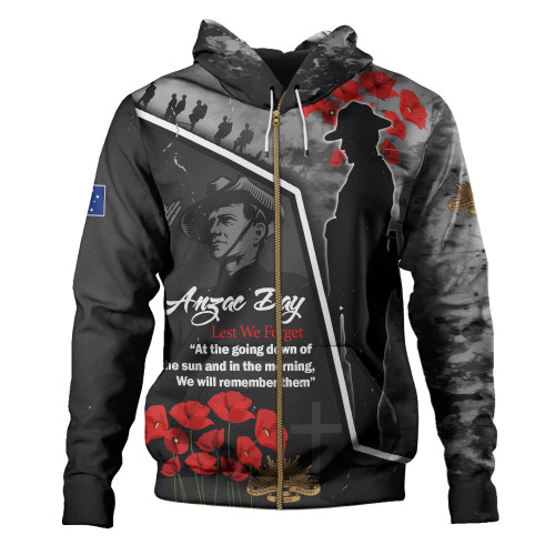 Australia Hoodie - Remembering The Anzacs Australia Hoodie - Remembering The Anzacs