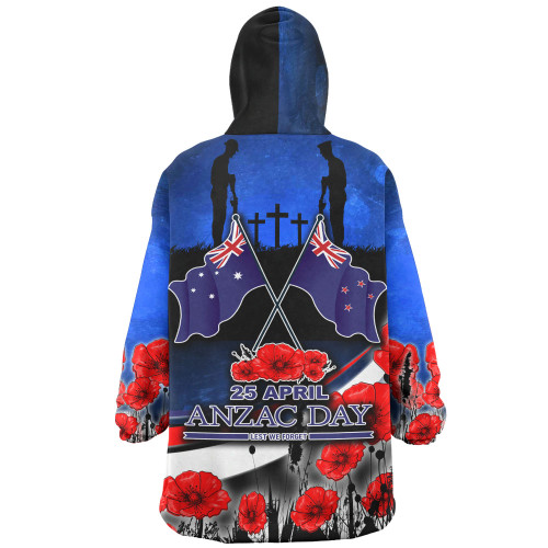 Australia Snug Hoodie - Anzac Day NZ Australia Poppies Flowers Australia Snug Hoodie - Anzac Day NZ Australia Poppies Flowers
