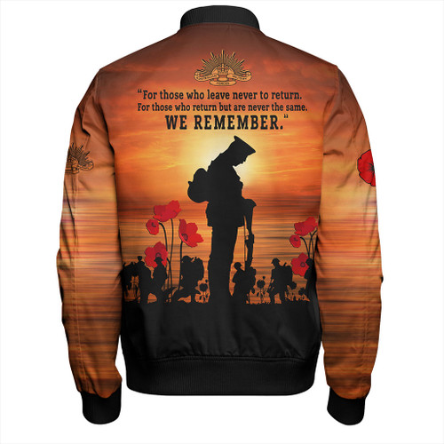 Australia Bomber Jacket We Will Never Forget Australia Bomber Jacket We Will Never Forget