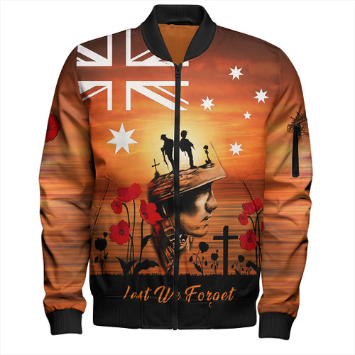 Australia Bomber Jacket We Will Never Forget