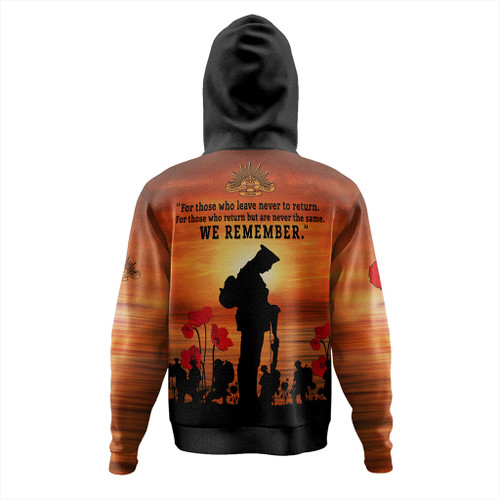 Australia Hoodie We Will Never Forget Australia Hoodie We Will Never Forget