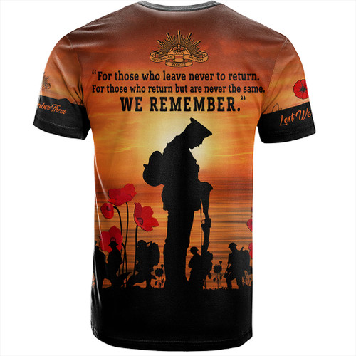 Australia T-Shirt We Will Never Forget Australia T-Shirt We Will Never Forget