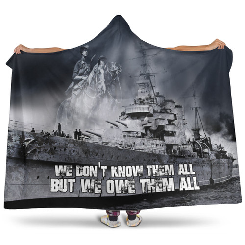Australia Hooded Blanket - Anzac Day Remember All The Battles Fought Australia Hooded Blanket - Anzac Day Remember All The Battles Fought