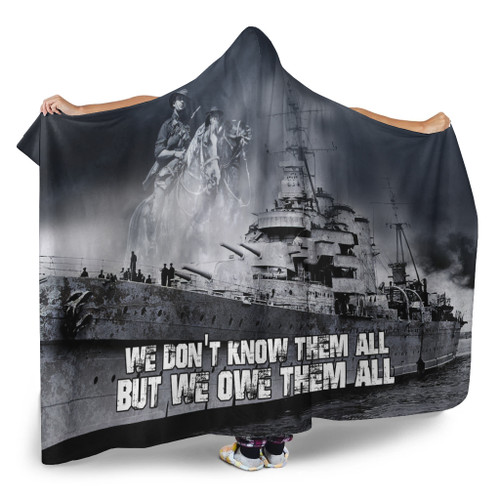 Australia Hooded Blanket - Anzac Day Remember All The Battles Fought Australia Hooded Blanket - Anzac Day Remember All The Battles Fought