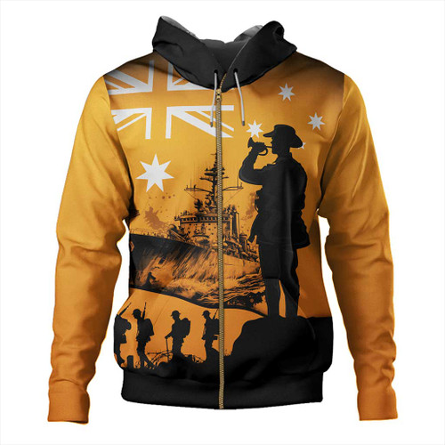 Australia Hoodie Lest We Forget Navy Anzac Australia Hoodie Lest We Forget Navy Anzac