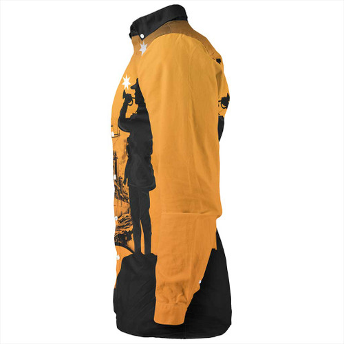 Australia Long Sleeve Shirt Lest We Forget Navy Anzac