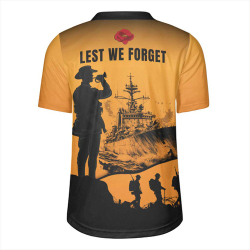 Australia Rugby Jersey Lest We Forget Navy Anzac Australia Rugby Jersey Lest We Forget Navy Anzac