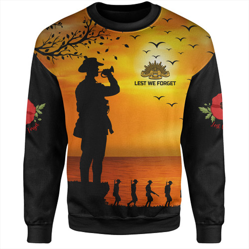 Australia Sweatshirt Lest We Forget Anzac Horse Brigade