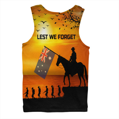 Australia Men Singlet Lest We Forget Anzac Horse Brigade Australia Men Singlet Lest We Forget Anzac Horse Brigade