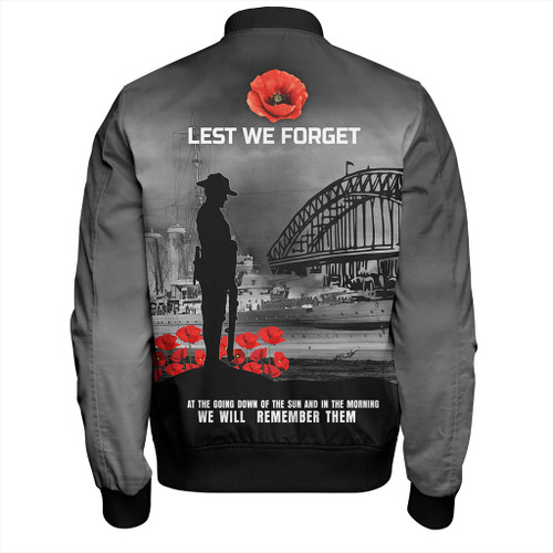 Australia Bomber Jacket At The Going Down Of The Sun We Will Remember Them Australia Bomber Jacket At The Going Down Of The Sun We Will Remember Them