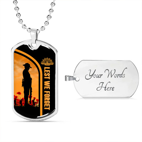 Australia Anzac Day Dog Tag Anzac Day In My Heart Australia Anzac Day Dog Tag Anzac Day In My Heart