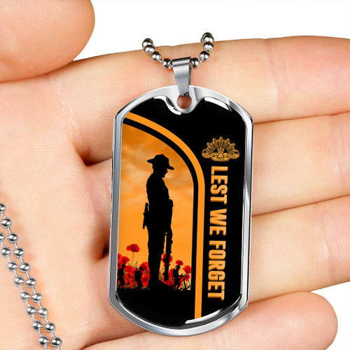 Australia Anzac Day Dog Tag Anzac Day In My Heart Australia Anzac Day Dog Tag Anzac Day In My Heart