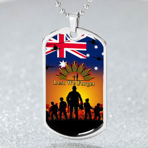 Australia Anzac Day Dog Tag Anzac Day Soldiers