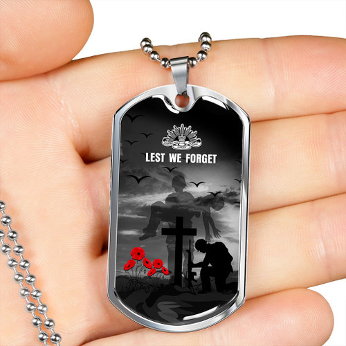 Australia Anzac Day Dog Tag Lest We Forget Remember Soldiers Australia Anzac Day Dog Tag Lest We Forget Remember Soldiers