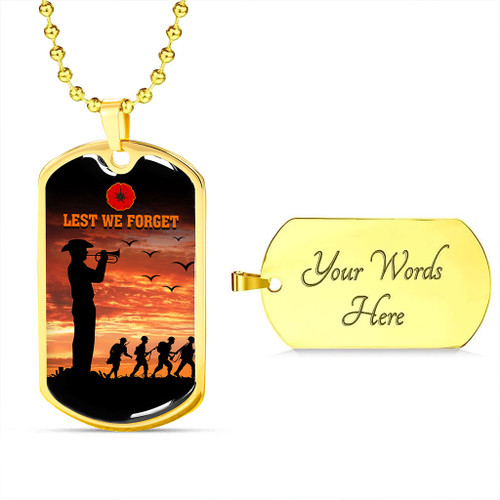 Australia Anzac Day Dog Tag Lest We Forget Soldiers Army Special Style Australia Anzac Day Dog Tag Lest We Forget Soldiers Army Special Style