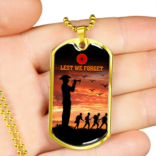 Australia Anzac Day Dog Tag Lest We Forget Soldiers Army Special Style Australia Anzac Day Dog Tag Lest We Forget Soldiers Army Special Style