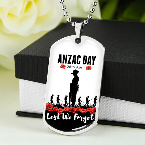Australia Anzac Day Dog Tag Anzac Day Simple Style Australia Anzac Day Dog Tag Anzac Day Simple Style