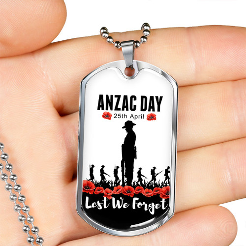 Australia Anzac Day Dog Tag Anzac Day Simple Style Australia Anzac Day Dog Tag Anzac Day Simple Style