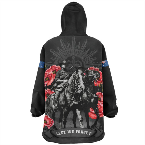 Australia Snug Hoodie - Anzac Day Lest We Forget The Light Horse Australia Snug Hoodie - Anzac Day Lest We Forget The Light Horse