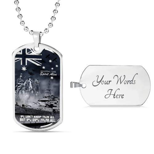 Australia Anzac Day Dog Tag Remember All The Battles Fought Australia Anzac Day Dog Tag Remember All The Battles Fought