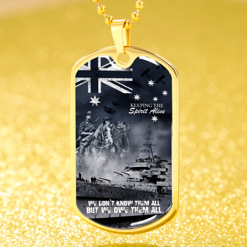 Australia Anzac Day Dog Tag Remember All The Battles Fought Australia Anzac Day Dog Tag Remember All The Battles Fought