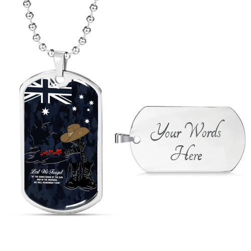 Australia Anzac Day Dog Tag The Australian Army Australia Anzac Day Dog Tag The Australian Army