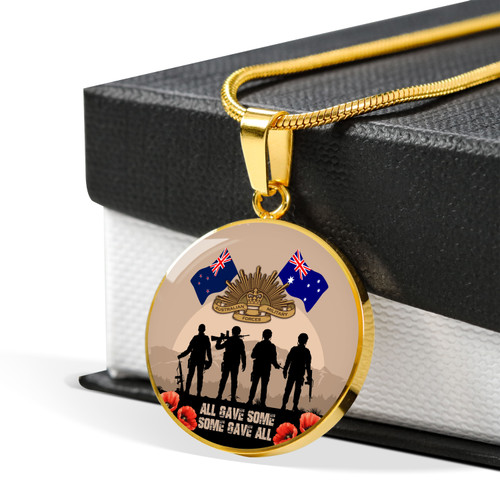 Australia Necklace Circle Anzac Day All Gave Some Some Gave All Australia Necklace Circle Anzac Day All Gave Some Some Gave All