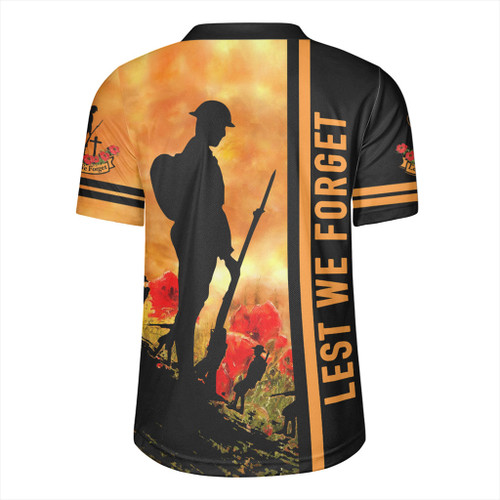 Australia Rugby Jersey Lest We Forget Quater Style Australia Rugby Jersey Lest We Forget Quater Style