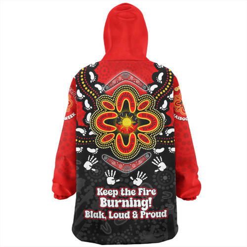 Australia Snug Hoodie Aboriginal Inspired Naidoc Symbol Pattern Australia Snug Hoodie Aboriginal Inspired Naidoc Symbol Pattern