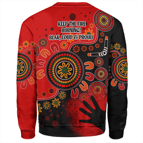 Australia Sweatshirt Aboriginal Indigenous Naidoc Week Simple Australia Sweatshirt Aboriginal Indigenous Naidoc Week Simple