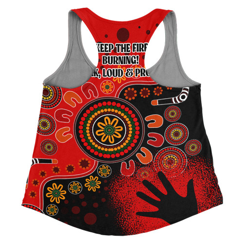Australia Women Racerback Singlet Aboriginal Indigenous Naidoc Week Simple Australia Women Racerback Singlet Aboriginal Indigenous Naidoc Week Simple