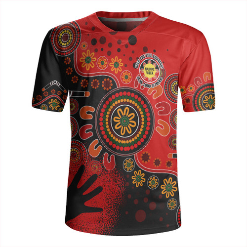 Australia Rugby Jersey Aboriginal Indigenous Naidoc Week Simple