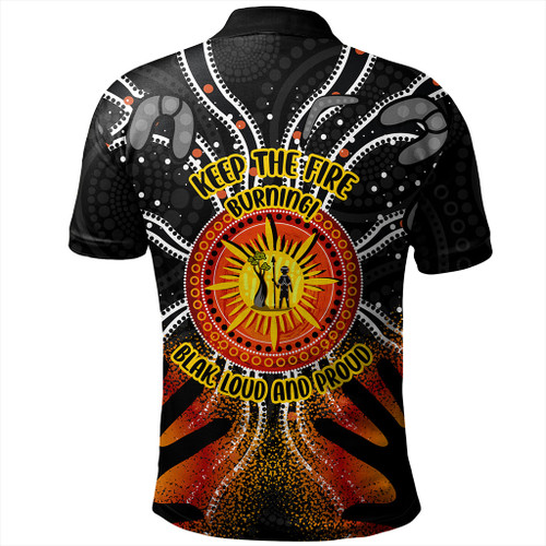 Australia Polo Shirt Naidoc Week Aboriginal Pattern Hand Symbols Australia Polo Shirt Naidoc Week Aboriginal Pattern Hand Symbols