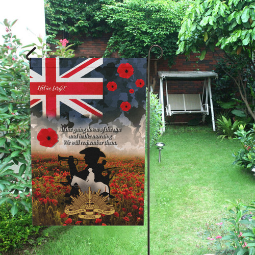 Australia Garden Flag Anzac Day Lest We Forget Remembrance Day Soldier Poppy Flower1