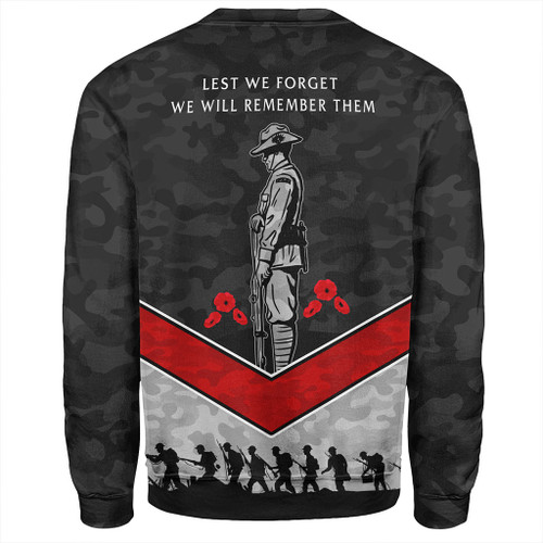 Australia Sweatshirt Camouflage Lest We Forget Australia Sweatshirt Camouflage Lest We Forget
