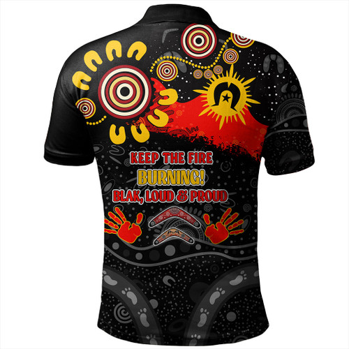 Australia Polo Shirt Aboriginal Indigenous Naidoc Week Dreamtime Dot Painting With Flag Australia Polo Shirt Aboriginal Indigenous Naidoc Week Dreamtime Dot Painting With Flag