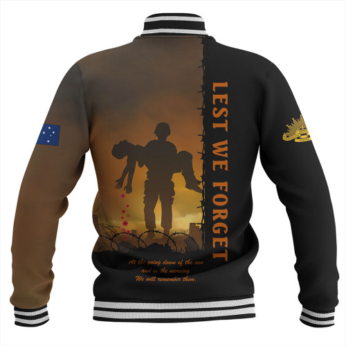 Australia Baseball Jacket Anzac Day Remember Them Today, Everyday And Always