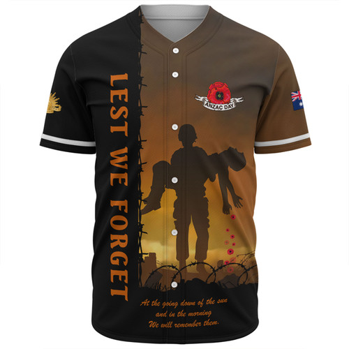 Australia Baseball Shirt Anzac Day Remember Them Today, Everyday And Always