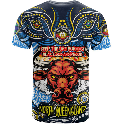 North Queensland Cowboys T-Shirt Celebrating Naidoc Week 2024 Aboriginal Dot Art Inspired North Queensland Cowboys T-Shirt Celebrating Naidoc Week 2024 Aboriginal Dot Art Inspired