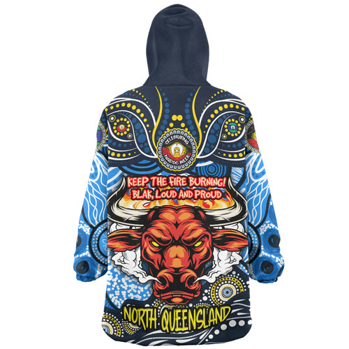 North Queensland Cowboys Snug Hoodie Celebrating Naidoc Week 2024 Aboriginal Dot Art Inspired North Queensland Cowboys Snug Hoodie Celebrating Naidoc Week 2024 Aboriginal Dot Art Inspired