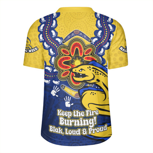 Parramatta Eels Rugby Jersey Aboriginal Inspired Naidoc Symbol Pattern Parramatta Eels Rugby Jersey Aboriginal Inspired Naidoc Symbol Pattern