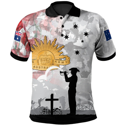 Australia Anzac Polo Shirt - We Will Remember Them KID