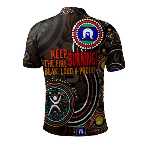 Australia Polo Shirt Naidoc Week Keep The Fire Burning Aboriginal Dot Art Australia Polo Shirt Naidoc Week Keep The Fire Burning Aboriginal Dot Art