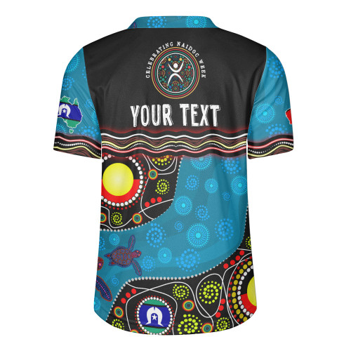 Australia Rugby Jersey Custom Naidoc Week Culture Art With River And Tortoise Aboriginal Australia Rugby Jersey Custom Naidoc Week Culture Art With River And Tortoise Aboriginal